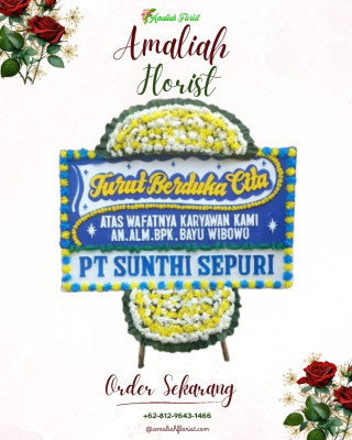 Papan Bunga Duka di Bitung Karangria